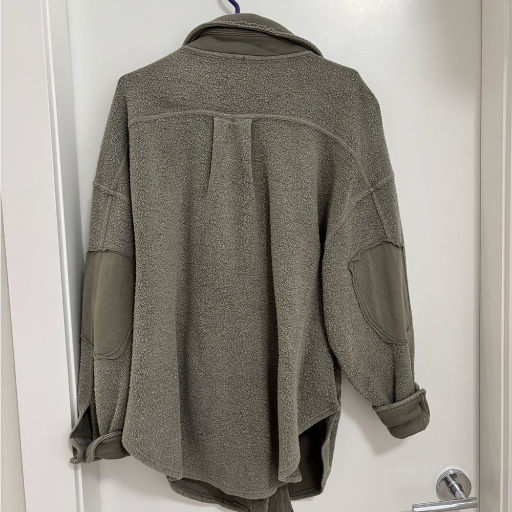 Free People Olive Green Jacket - Picture 3 of 6